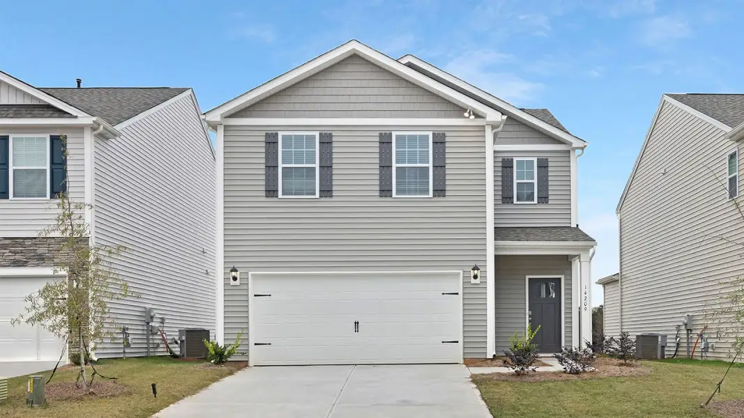 Front exterior of a home in the Rydele Heights - Express community, located in Weaverville, NC (Image 1). Front exterior of a home in the Rydele Heights - Express community, located in Weaverville, NC (Image 1).
