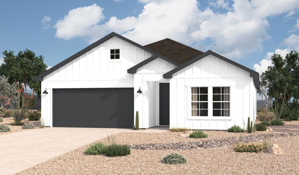 Front exterior of a home in the Summer Sky North community, located in El Paso, TX (Image 20).