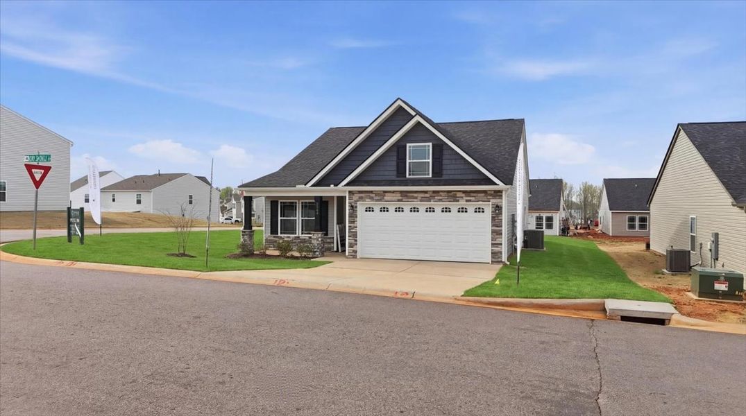Front exterior of a home in the Cleveland Meadows community, located in Spartanburg, SC (Image 4).