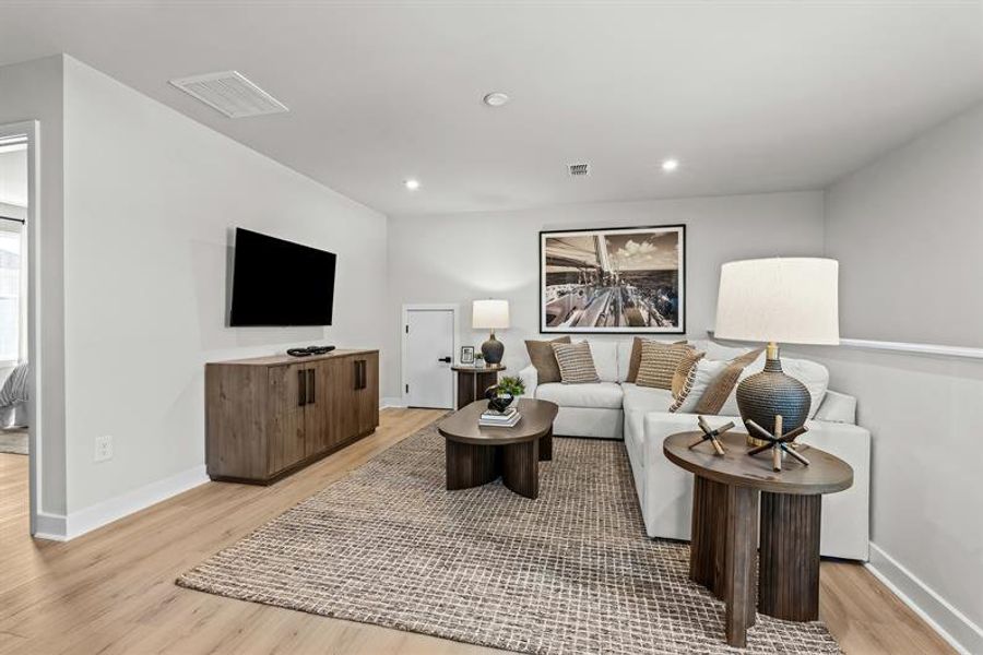 BUILT-IN LOFTS OFFER SPACE FOR A PLAYROOM, MOVIE ROOM, OR ANYTHING YOU IMAGINE