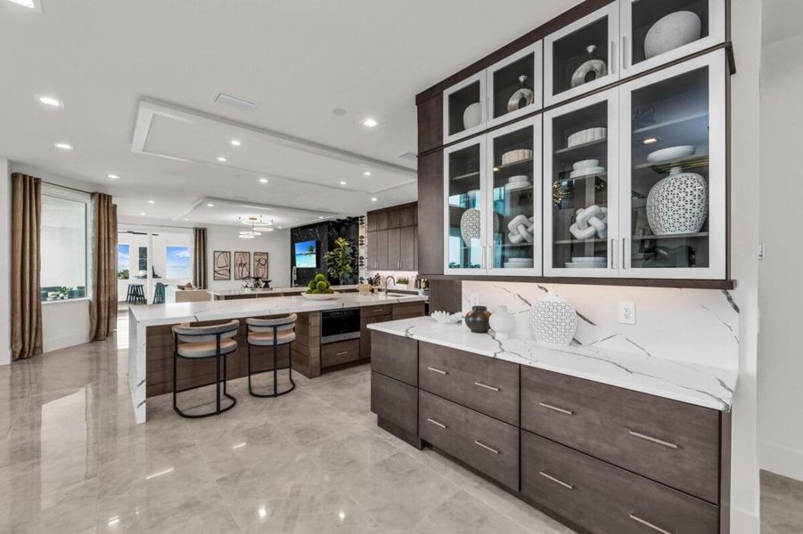 Furnished interior in a model home at Legends Bay in Bradenton (Image 174).