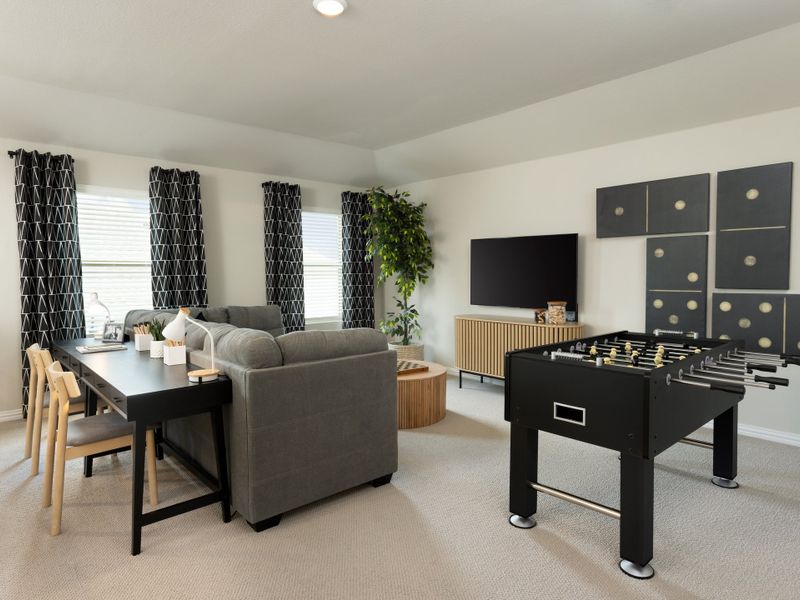 The Bexar media room featured at Anna Ranch. The Bexar media room featured at Anna Ranch.