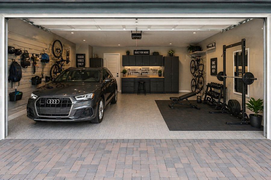 Townhomes with detached, oversized 2-car garages!