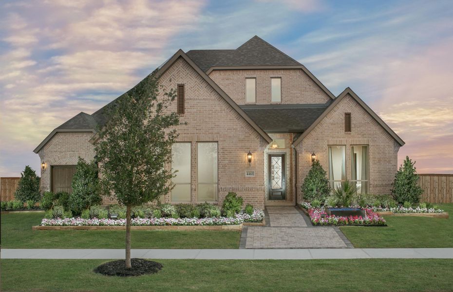 Windsong Ranch 76' Model - Plan 815 - Front Elevation by American Legend Homes