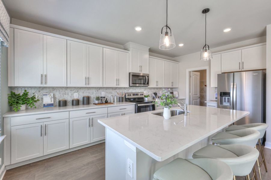 Furnished interior in a model home at Wyncliff in Clarksville (Image 7).