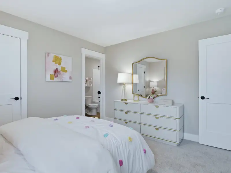 Furnished interior in a model home at Barrow Meadows in Zebulon (Image 19).