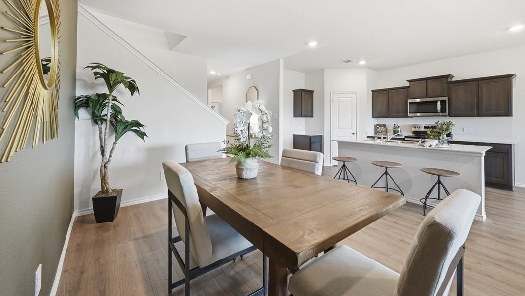 Furnished interior in a model home at Sweetwater Springs in Sherman (Image 43).