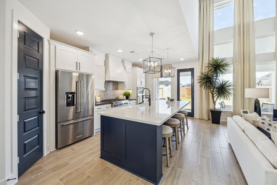 Furnished interior in a model home at Candela South - 50' in Richmond (Image 18).