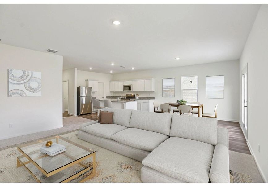 Furnished interior in a model home at Casteel in Bethlehem (Image 4).