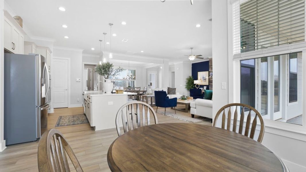 Furnished interior in a model home at Pinebrook in Woodruff (Image 21).