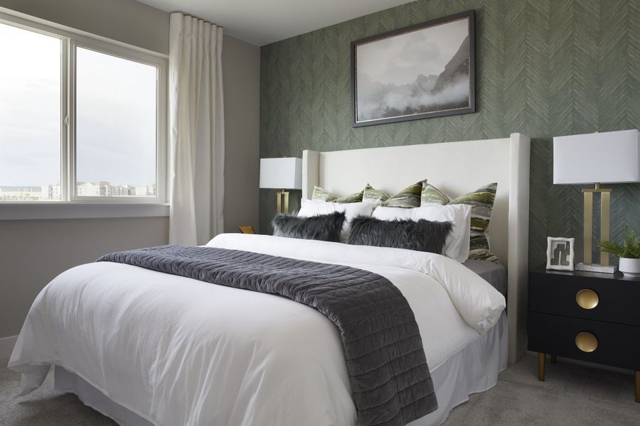 Furnished interior in a model home at Parkside at Victory Ridge in Colorado Springs (Image 6).