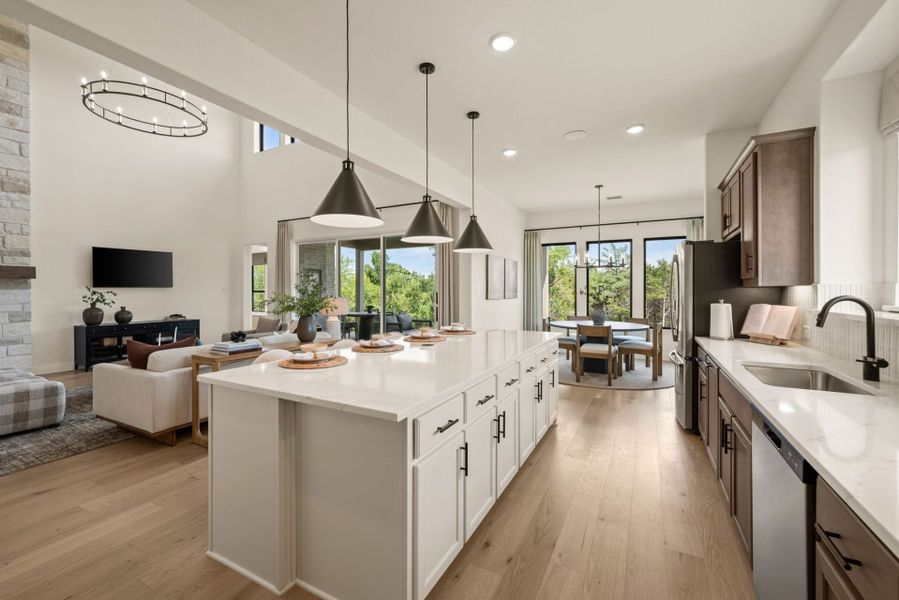 Furnished interior in a model home at Park Hills in Rockwall (Image 6). Furnished interior in a model home at Park Hills in Rockwall (Image 6).