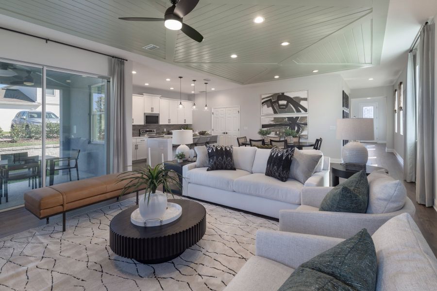 Wekiva model at Ridgeview family room Wekiva model at Ridgeview family room