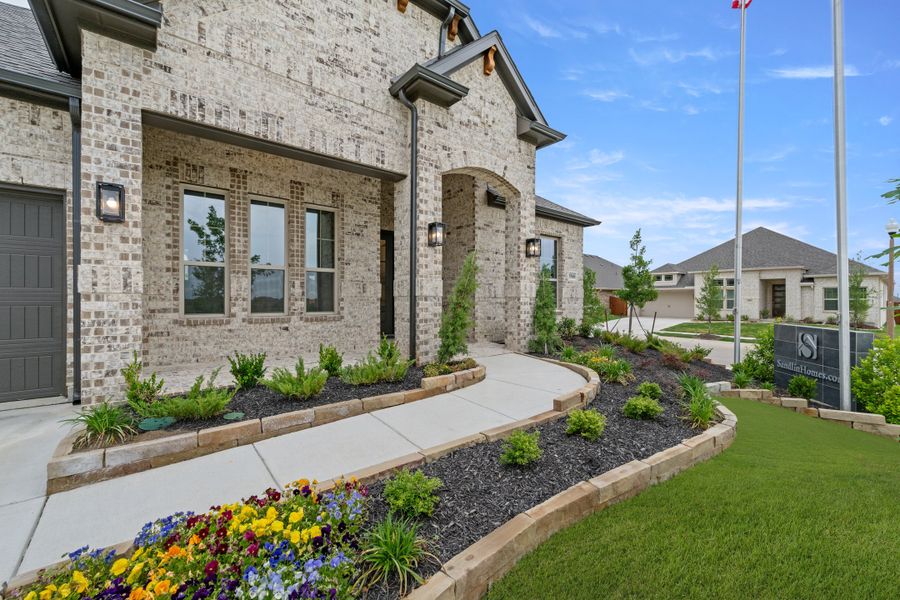Front exterior of a home in the Country Lakes community, located in Denton, TX (Image 4). Front exterior of a home in the Country Lakes community, located in Denton, TX (Image 4).