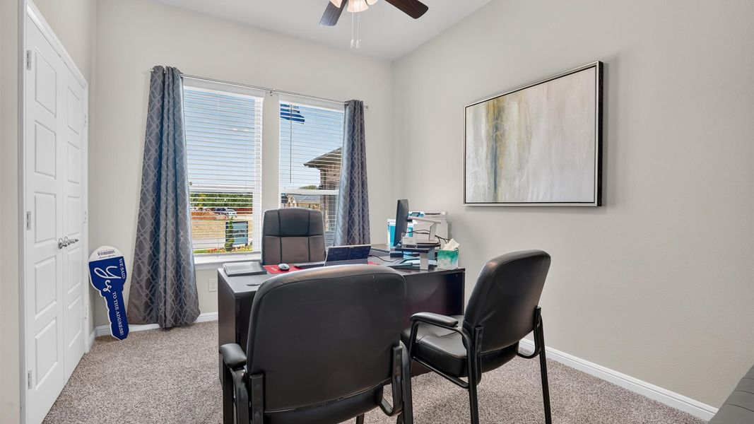 Furnished interior in a model home at Eden Ranch in Arlington (Image 42).