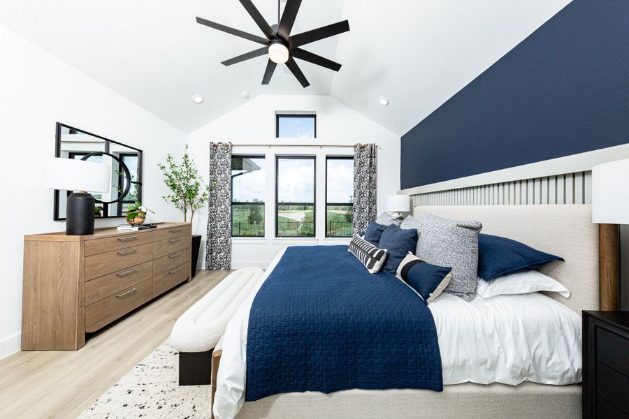 Furnished interior in a model home at Copia Pines in Montgomery (Image 6).