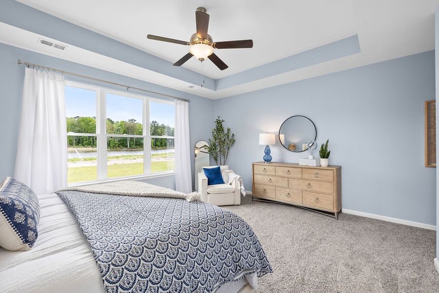 Furnished interior in a model home at Settlers Hammock in Kingsland (Image 7). Furnished interior in a model home at Settlers Hammock in Kingsland (Image 7).