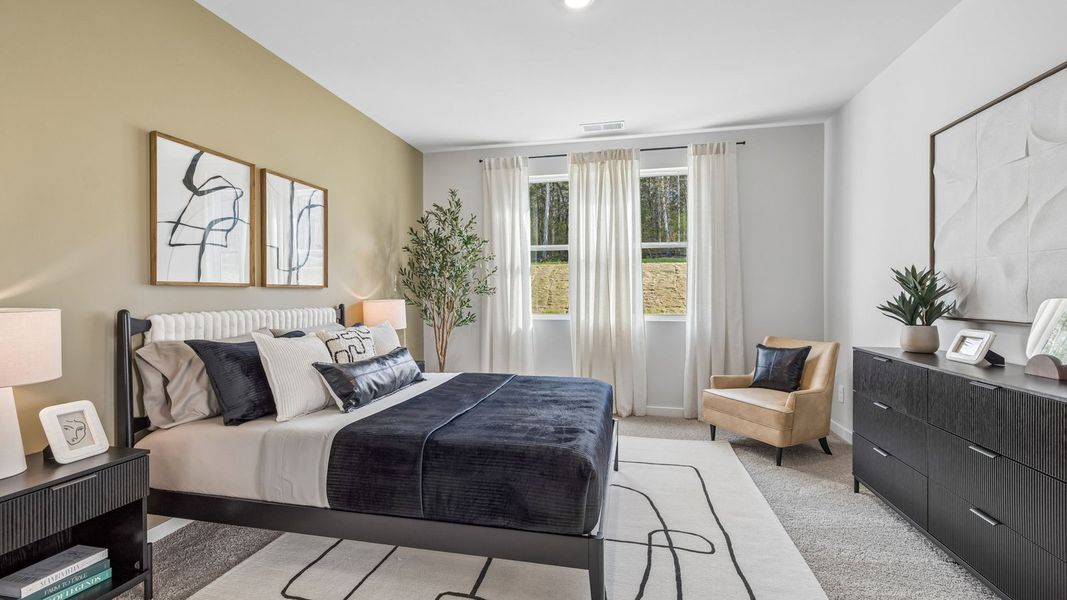 Furnished interior in a model home at Reserve at Hickory Ridge in Columbia (Image 92).