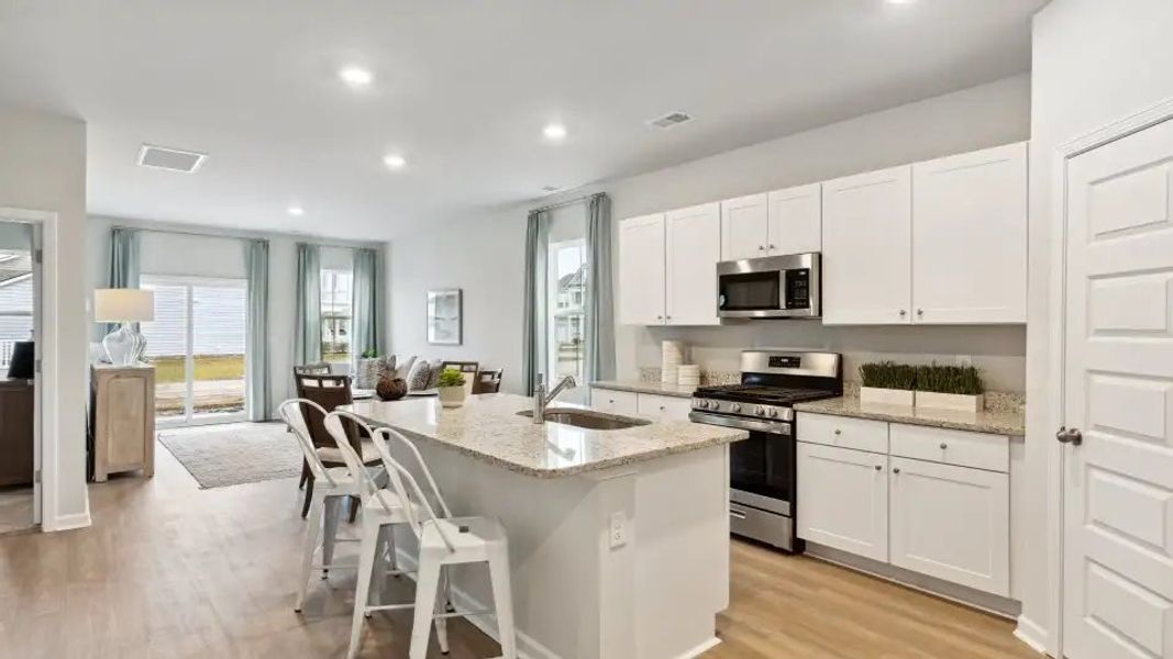 Furnished interior in a model home at The Vines: Pines in Charlotte (Image 7).