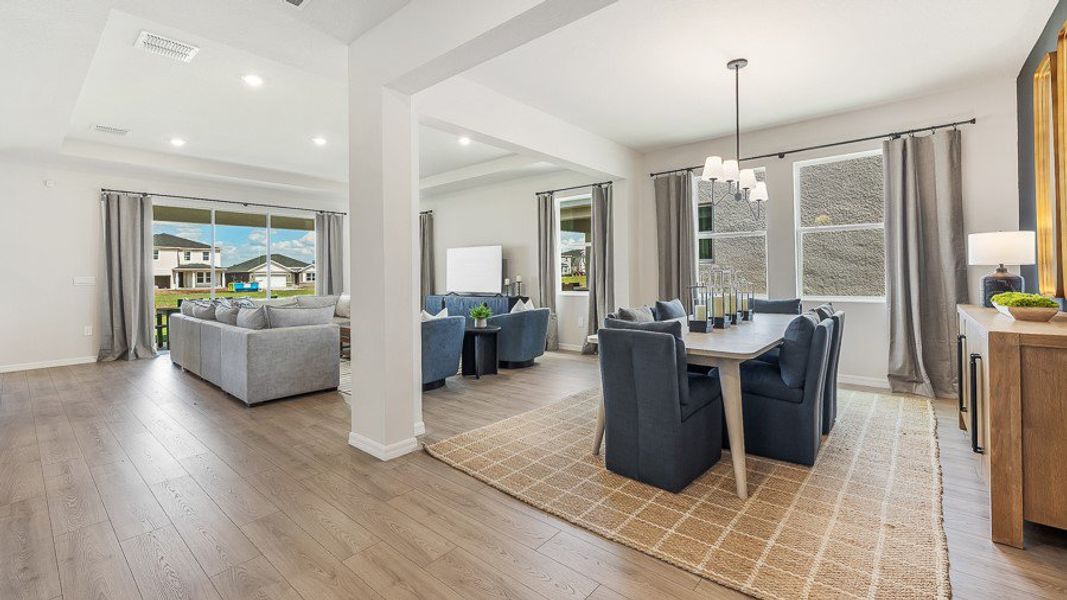 Furnished interior in a model home at Legacy Preserve in Parrish (Image 7). Furnished interior in a model home at Legacy Preserve in Parrish (Image 7).