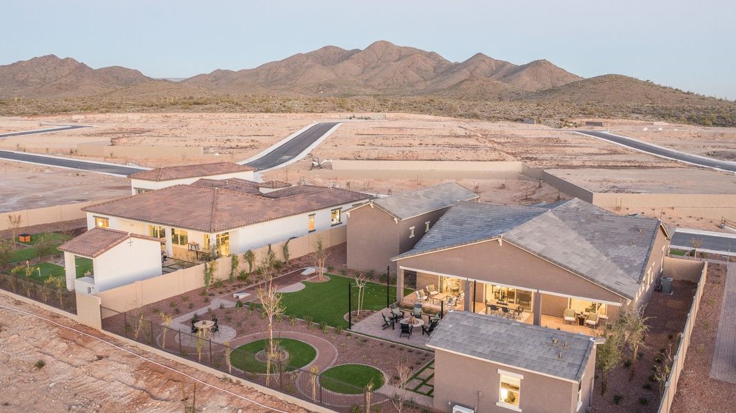Exterior details of a home in The Foothills at Arroyo Norte, New River (Image 3). Exterior details of a home in The Foothills at Arroyo Norte, New River (Image 3).