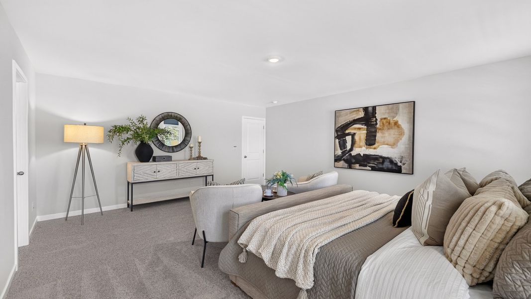 Furnished interior in a model home at Twinleaf Meadows in Monroe (Image 22).