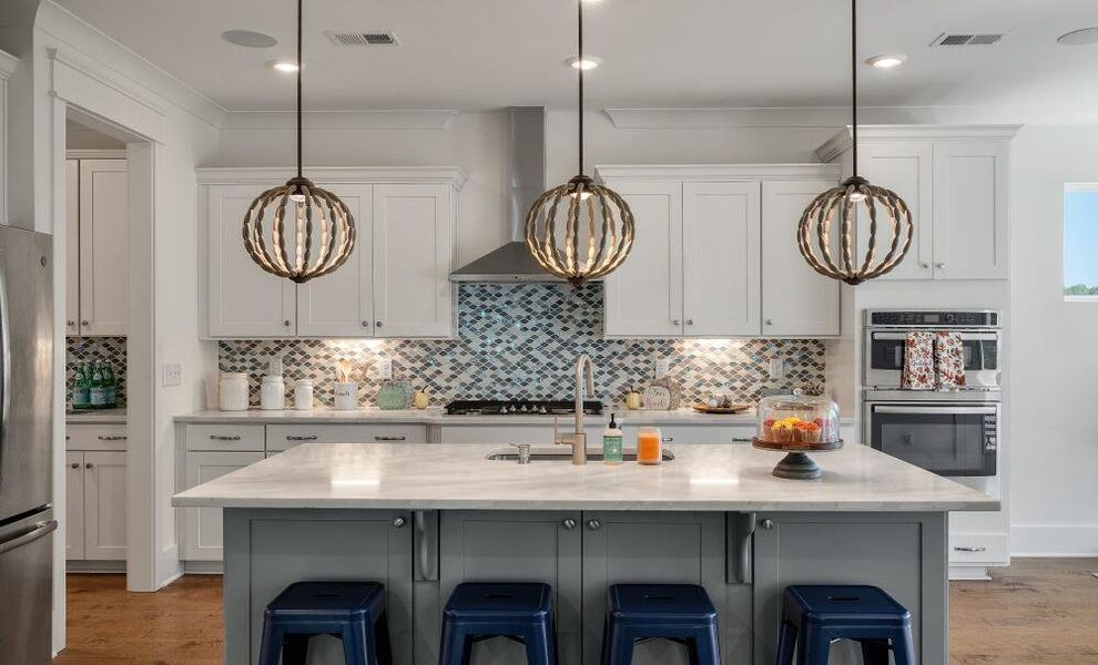 Furnished interior in a model home at Landings at Sweetwater in Charleston (Image 18). Furnished interior in a model home at Landings at Sweetwater in Charleston (Image 18).