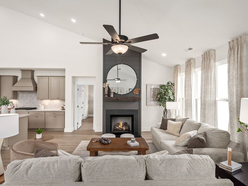 Furnished interior in a model home at Benders Cove in Mount Juliet (Image 24).