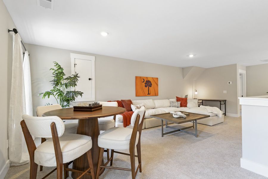 Furnished interior in a model home at Landing at Clemson Marina in Seneca (Image 10).