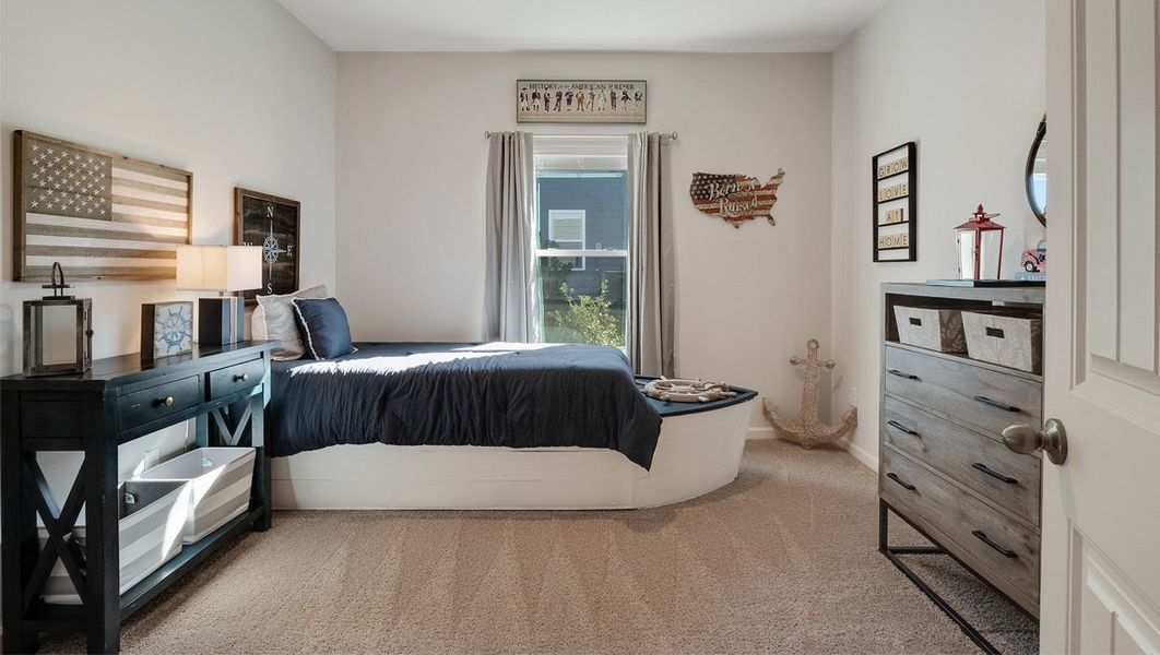 Furnished interior in a model home at Kingston Creek in Jackson (Image 17).