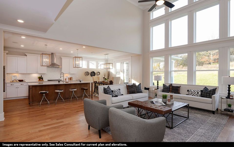 Furnished interior in a model home at Belvoir in Fairview (Image 14). Furnished interior in a model home at Belvoir in Fairview (Image 14).