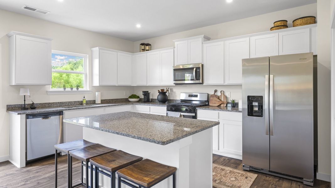 Furnished interior in a model home at The Cove at Thrasher Landing in Hixson (Image 8).