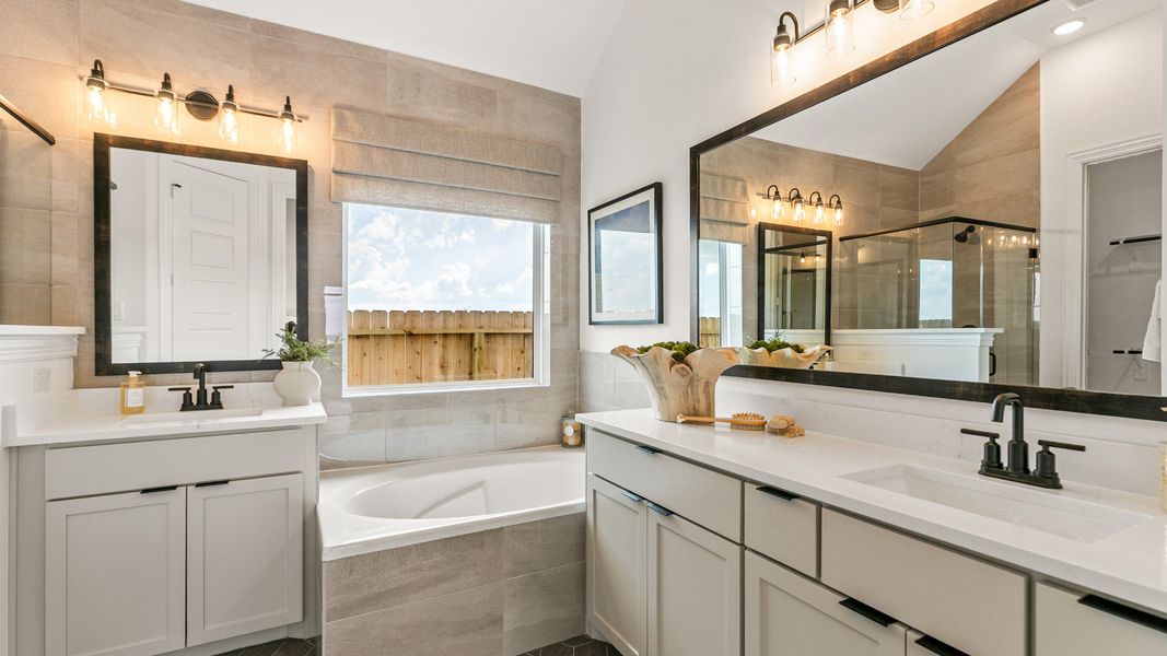 Furnished interior in a model home at Westland Ranch in League City (Image 32). Furnished interior in a model home at Westland Ranch in League City (Image 32).