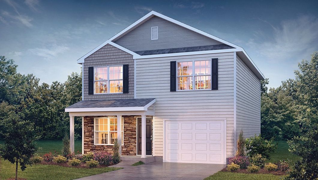 Front exterior of a home in the Butterfield community, located in Kinston, NC (Image 8).