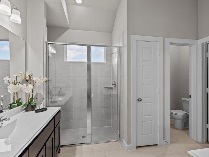 Furnished interior in a model home at Hannah Heights in Seguin (Image 13).