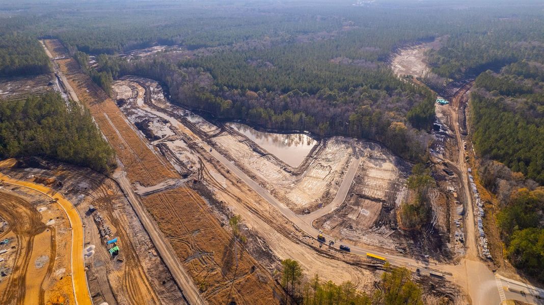 Ariel View of Hunt Club Development
