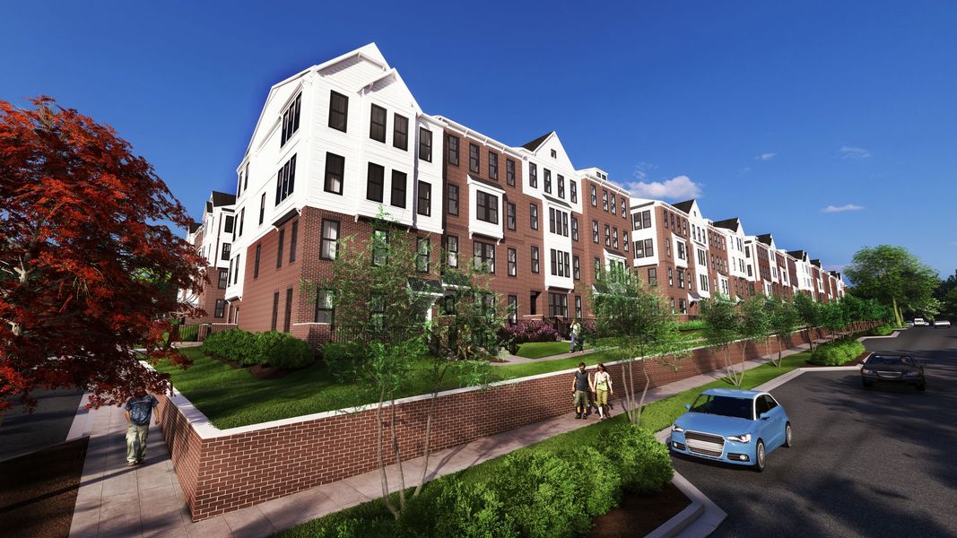Front exterior of a home in the Mayberry Village community, located in Greenville, SC (Image 10).