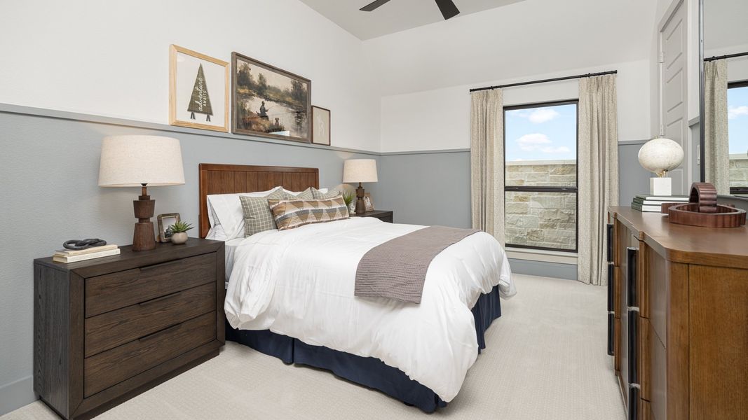 Furnished interior in a model home at Trinity Falls 60' in McKinney (Image 12). Furnished interior in a model home at Trinity Falls 60' in McKinney (Image 12).