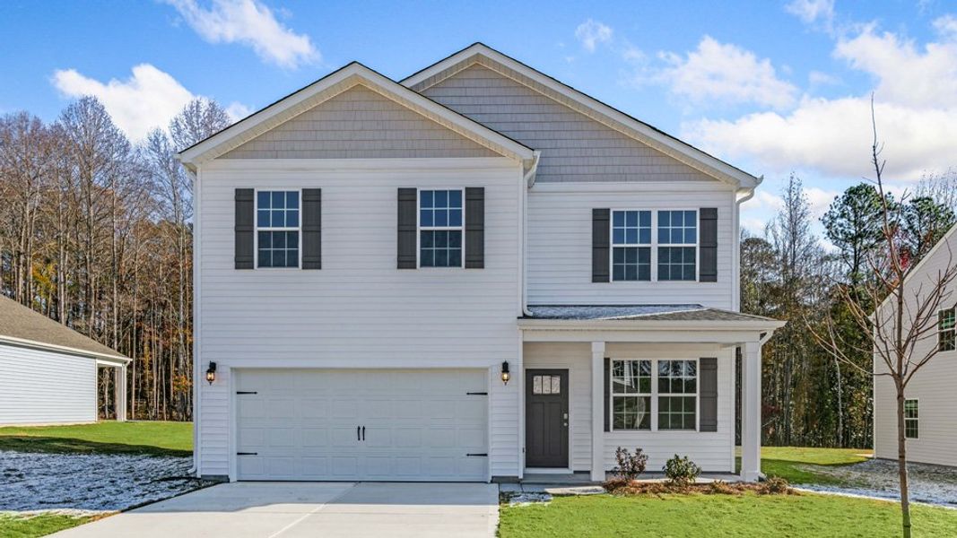 Front exterior of a home in the Southbury community, located in Carthage, NC (Image 15).