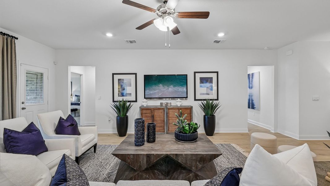 Furnished interior in a model home at Riverview in Georgetown (Image 9). Furnished interior in a model home at Riverview in Georgetown (Image 9).