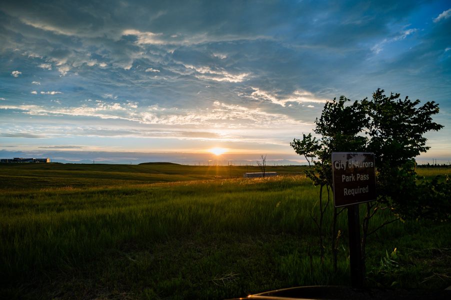 Natural surroundings and green spaces near The Legacy Collection at Harvest Crossing in Aurora, CO (Image 5). Natural surroundings and green spaces near The Legacy Collection at Harvest Crossing in Aurora, CO (Image 5).