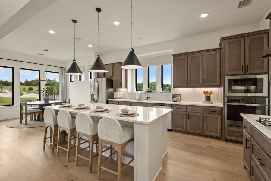 Furnished interior in a model home at Park Hills in Rockwall (Image 7). Furnished interior in a model home at Park Hills in Rockwall (Image 7).