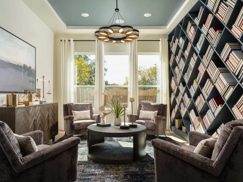Furnished interior in a model home at Legacy Estates in Mansfield (Image 3).