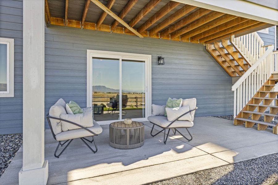 Plan C411 - American Legend Homes' Model in Sterling Ridge - Back Porch