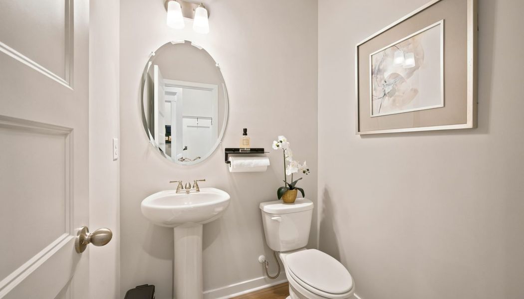 Furnished interior in a model home at Fowler Farms in Auburn (Image 56).