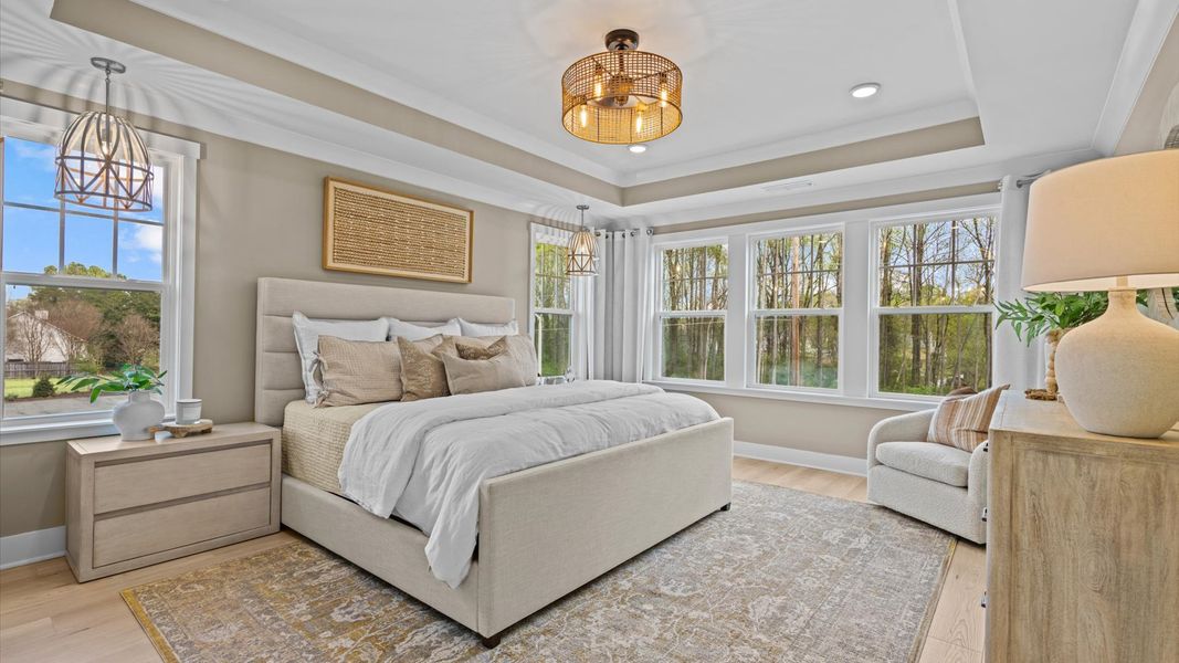 Furnished interior in a model home at Station Pointe in Angier (Image 18). Furnished interior in a model home at Station Pointe in Angier (Image 18).