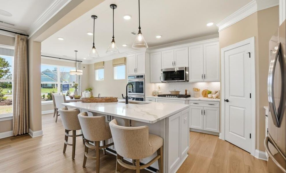 Furnished interior in a model home at The Grove at Bratton Park in York (Image 43). Furnished interior in a model home at The Grove at Bratton Park in York (Image 43).
