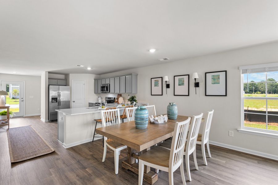 Furnished interior in a model home at Reserves at Mill Creek in Columbia (Image 15).
