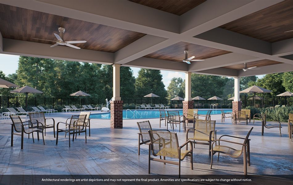 Community Pool and Cabana | Porter Ridge Community Pool and Cabana | Porter Ridge