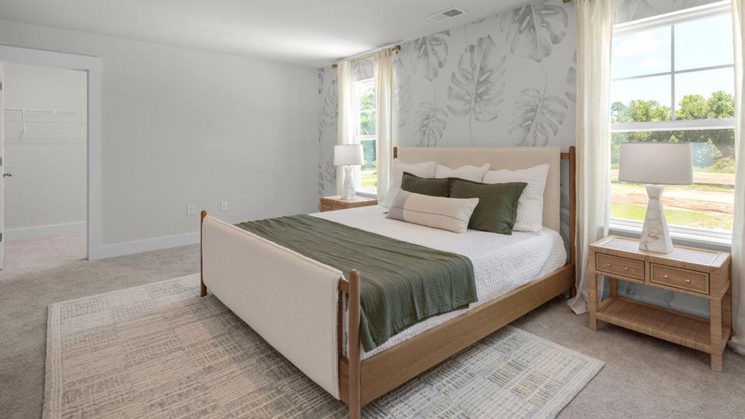 Furnished interior in a model home at Surfside Landing in Hubert (Image 24).